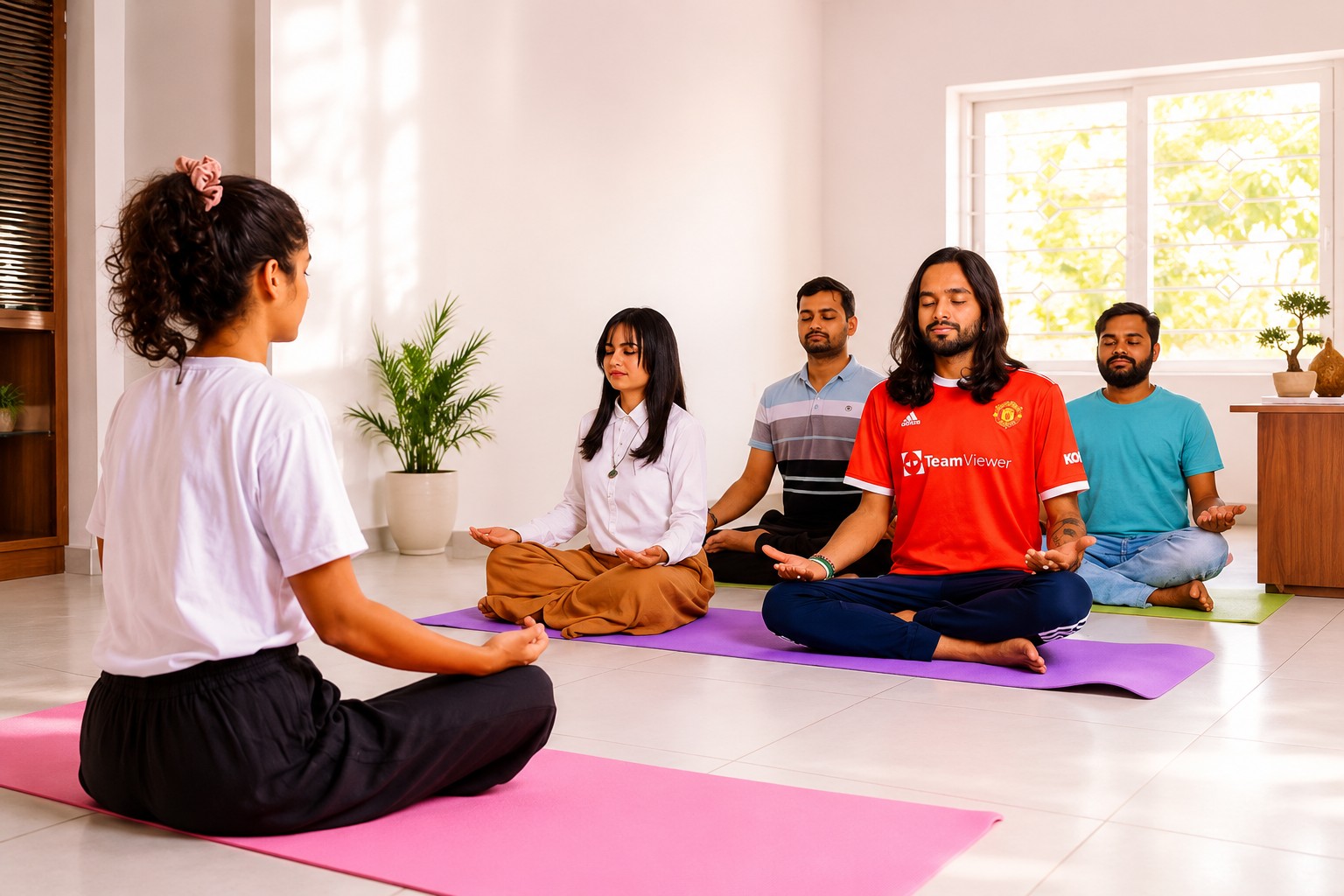 Sudarshan Kriya session at Art of Living